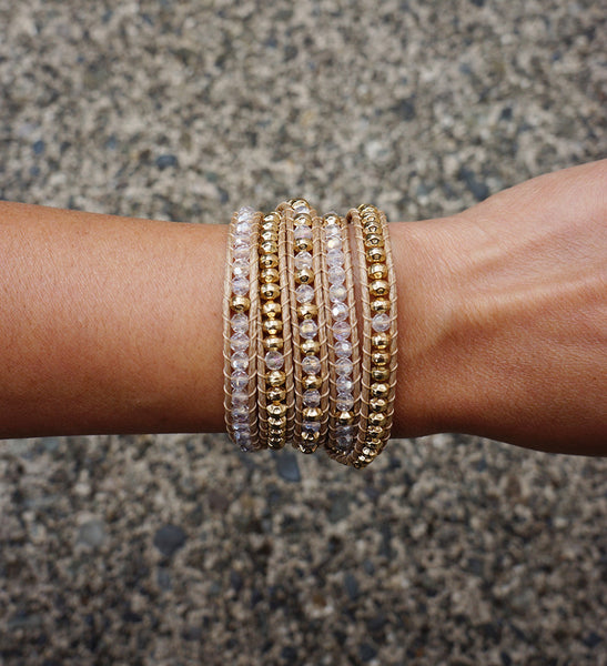 Golden Wrap Bracelet