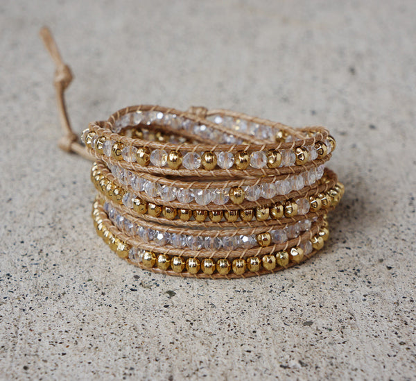 Golden Wrap Bracelet