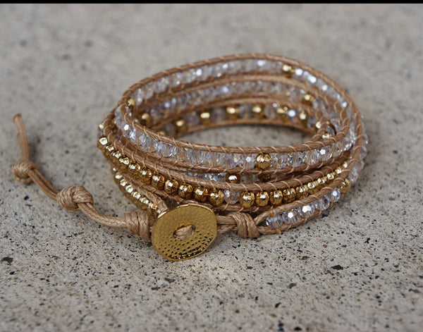 Golden Wrap Bracelet